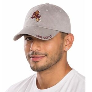 Captivating‎ Arizona State Sun Devils Gray Mascot Adjustable Baseball Cap 78-13